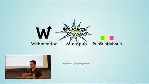 What is the IndieWeb - IndieWeb Summit 2018