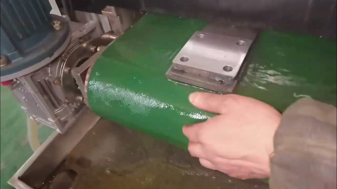 Wide belt grinding to surface rust removal laser oxide removal YouTube
