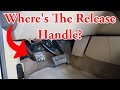 How to Release Your Parking Brake With No Handle - 2007-2014 Tahoe