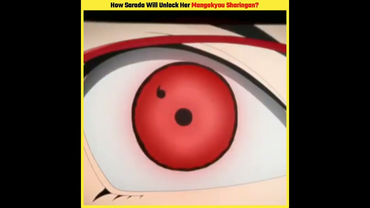 minatogoat على X: How do you think Sarada will unlock her Mangekyou  Sharingan?👀  / X