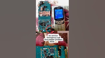#Samsung #B313 #Network problem// no service, emergency call// one jumper problem slove 👍🏻