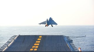 Tejas Take off from INS Vikramaditya first video | NLCA Tejas take of from SKI-Jump