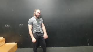 Handstand hip taps