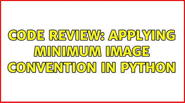 Code Review: Applying Minimum Image Convention in Python