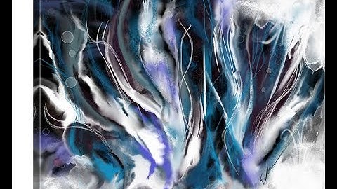 Digital Art Painting Abstract Krita/Easy art Demonstration/Beginner Friendly