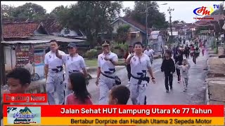 Jalan Sehat HUT Lampung Utara Ke 77