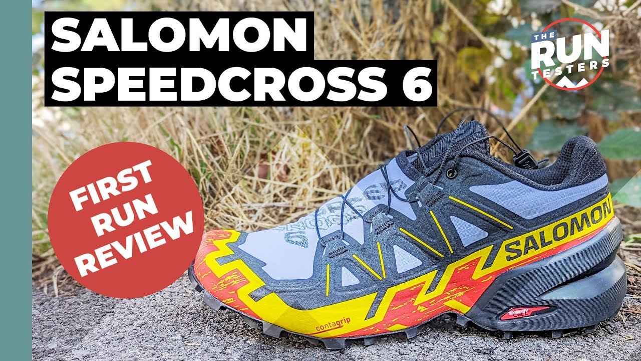 Salomon Speedcross 6 First Run Review: impressive for powering through the mud - YouTube