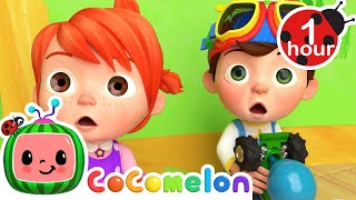 Toy Balloon Car Race | Karaoke Nursery Rhymes & Kids Songs - CoComelon
