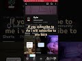 If you sub i will sub to you back