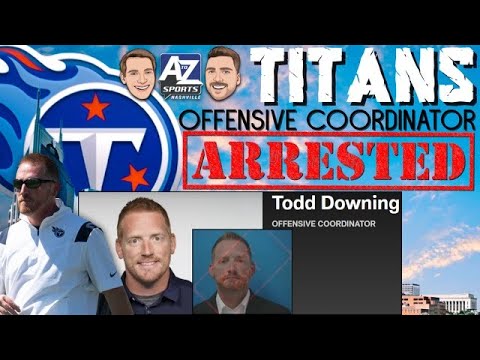 Titans OC Todd Downing arrested for DUI after win over Packers