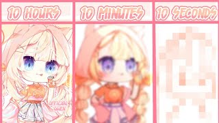 Editing Gacha in 10 hours, 10 minutes & 10 seconds! | Gacha Life/Gacha Club Challenge