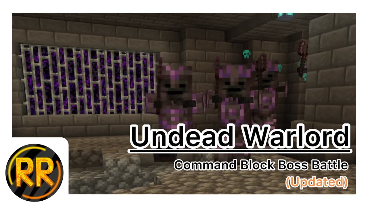 Undead Warlord (Custom Command Block Boss Battle - Updated) | Minecraft ...
