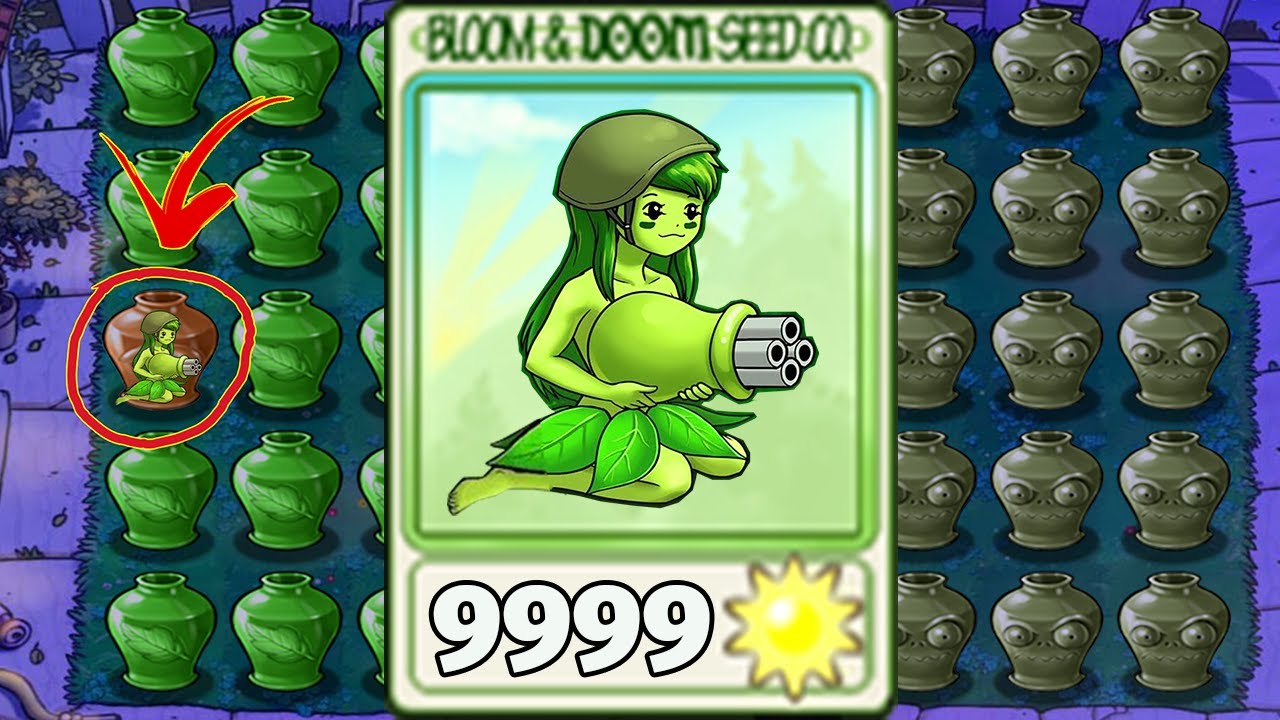 Vasebreaker Endless | Anime Girl Gatling PEA PvZ mod