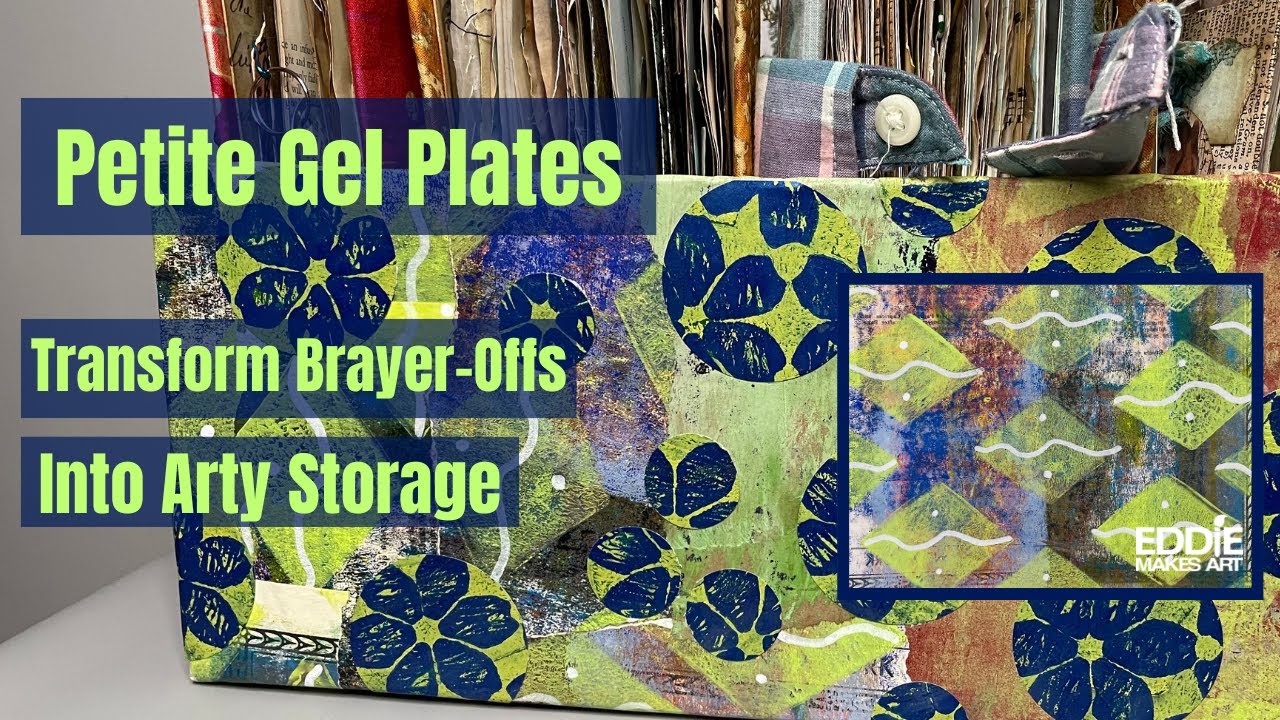 How I Use @GelPress Petites Gel Plates To Transform Brayer-Offs - YouTube