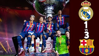 REAL MADRID 1- 3 BARCELONA || HIGHLIGTS || SPANISH SUPER CUP