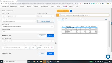Contracts management on Fizure construction software (Training video)