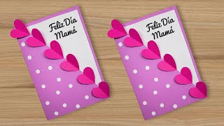 💜💜TARJETA HECHA A MANO PARA EL DÍA DE LA MUJER/MADRE 😍 Especial día de la madre😍 Women's Day Card 💜