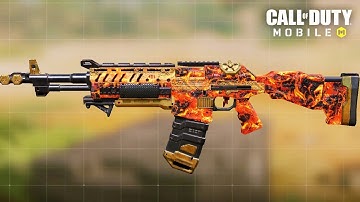 ASM10 BLACK GOLD BLISTERING MAGMA CAMO GAMEPLAY COD MOBILE