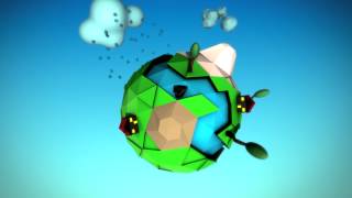 C4D Low Poly Planet Intro | Animation | [ Test ] XR3DST4R