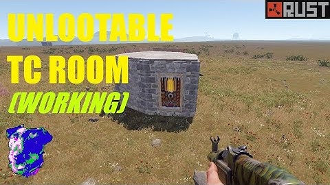 100% WORKING Unlootable TC Room - Rust 2022 Base Design Voodoo