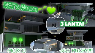 REVIEW NCT HOUSE // RUMAH NCT 3 LANTAI 640 PROPS!!! SAKURA SCHOOL SIMULATOR SSS  ID PROPS