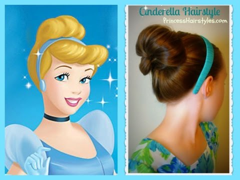 Cinderella Hairstyle Tutorial Princess Hairstyles Youtube