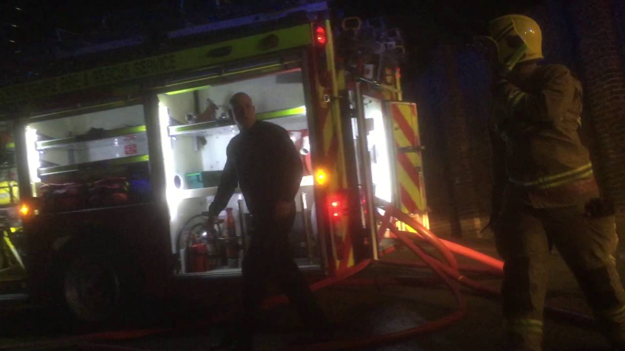 Gloucestershire Fire And Rescue Service Attend House Fire - YouTube