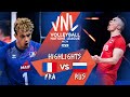 FRA vs. RUS - Highlights Week 3 | Men's VNL 2021