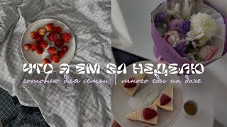 что я ем за неделю: готовлю для родных, еду на дачу🌸