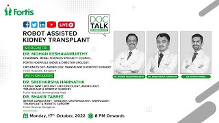 Robot Assisted Kidney Transplant with Dr. Mohan Keshavamurthy