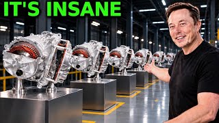 Next-Gen Tesla Motor Uses ZERO Rare Earths — Built in Just 10 Seconds! INSANE!