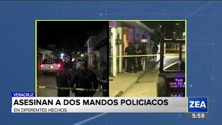 Asesinan a dos mandos policiacos en Veracruz | Noticias con Francisco Zea