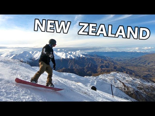 Snowboarding in New Zealand Day 1