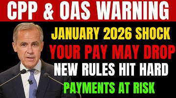 🚨 January 2026 CPP & OAS Danger Alert! New Rules Could Cut Your Payments — Act Before It’s Too Late!