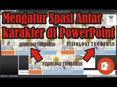  Tutorial Cara  Mengatur  Character Spacing Pada Microsoft 