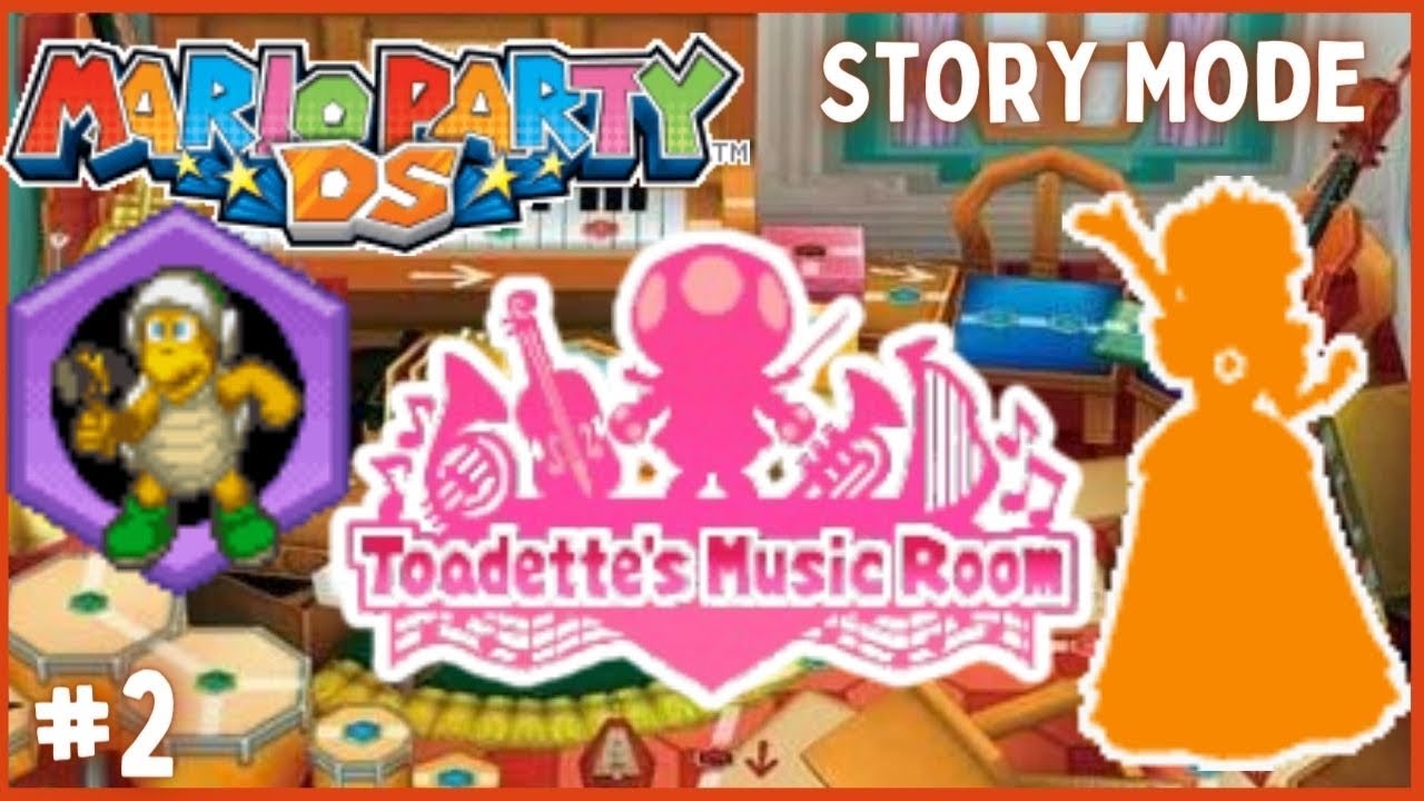 ✿ Mario Party DS - Story Mode | Toadette's Music Room | Daisy Gameplay | ✿