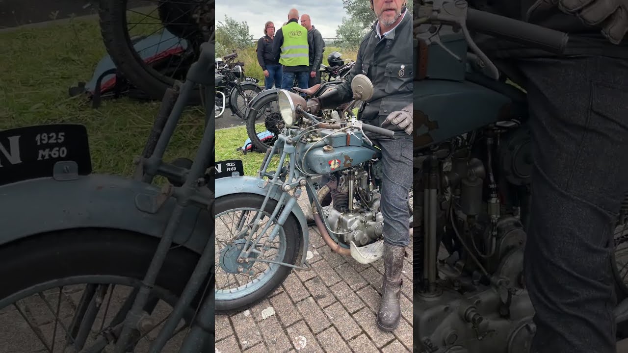 A 1925 FN M60 Vintage Motorcycle At The Where Is Anna Run Vintagemotorcycle