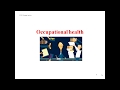 Chapter15occupational health