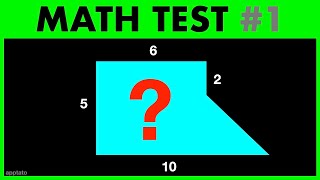 MATH TEST #1 - 10 Math Problem Solving Questions and Answers