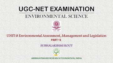UGC NET Unit 8 Part 5; Environmental Assessment, Management and Legislation; #upscexam #ugcnetexam