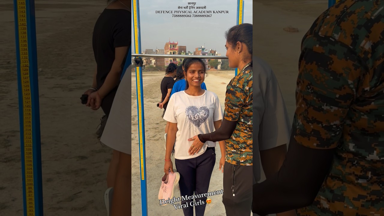 indian Army Height measurement Viral Girls 😱