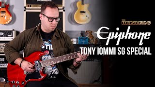 Epiphone Tony Iommi SG Special Review and Playthrough at The Music Zoo!