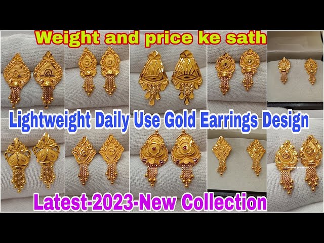 Wedding Wear Ladies Gold Earrings at Rs 30000/pair | Gold Earrings in  Howrah | ID: 2849908121891