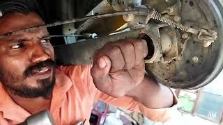 Changing Rear Wheel Bearing In TVS King Auto