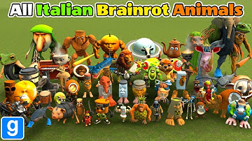 Gmod: All Italian Brainrot Animals Nextbots █ Garry