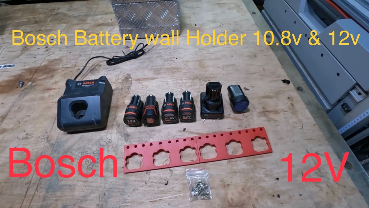 Battery Holder for Bosch 12V Battery YouTube