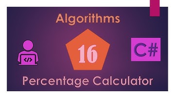16) C# Algorithms (Percentage Calculator)