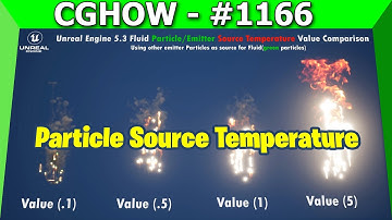 What Particle/Emitter Source Temperature Does in UE5.3 Niagara Fluids