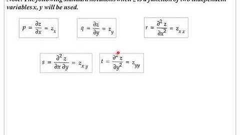 M2 : module 3 - Partial Differential Equations- PART 1