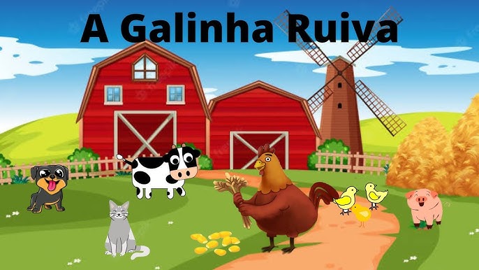 Atividade Personagens A Galinha Ruiva Jogo Pedagógico